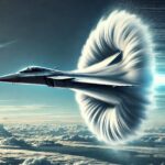 Jetfly som bryder lydmuren (illustration)
